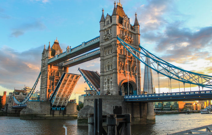 Tower Bridge en Londres, Inglaterra